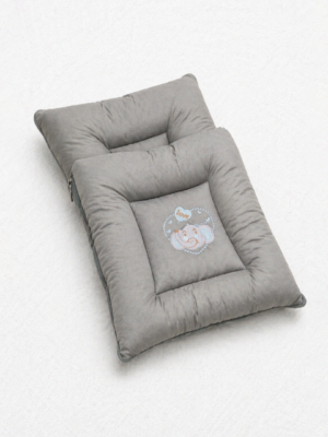 China Velvet Embossed Baby Mattress Set – Grey