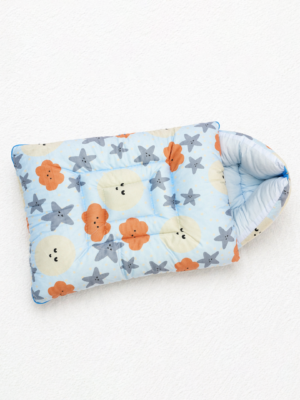 China Velvet Baby Sleeping Bag – Sky Blue