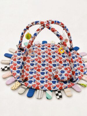 Heart Print Sensory Play Gym & Net