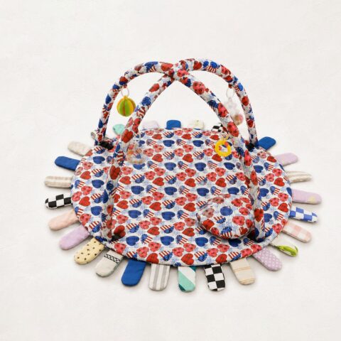 Heart Print Sensory Play Gym & Net
